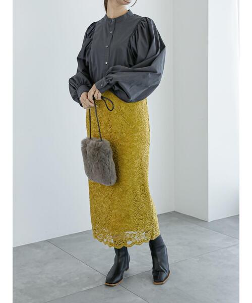 Te chichi（テチチ）の「ボリュームスリーブブラウス（シャツ/ブラウス・レディース・チャコールグレー/グリーン/グレー・F）」の13枚目の写真