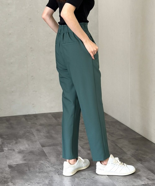 Per sist ence(パーシエンス)の「ツイルギャザーカラーパンツ(その他パンツ・レディース・グリーン系/ネイビー/イエロー/ブラック/グレー/オレンジ/ブラウン系/ローズ・LARGE/X-LARGE/MEDIUM/SMALL)」の22枚目の写真