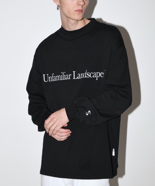 SUPERTHANKS（スーパーサンクス）の「フォトプリント＆ロゴプリント  ロングTシャツ（ユニセックス）"Unfamiliar landscapes" L/S T-shirt（Tシャツ/カットソー・メンズ・アッシュグレー/ブラック/ホワイト/ライトカーキ・L/M/S）」の13枚目の写真
