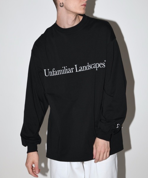 SUPERTHANKS(スーパーサンクス)の「フォトプリント&ロゴプリント ロングTシャツ(ユニセックス)"Unfamiliar landscapes" L/S T-shirt(Tシャツ/カットソー・メンズ・アッシュグレー/ブラック/ホワイト/ライトカーキ・L/M/S)」の22枚目の写真