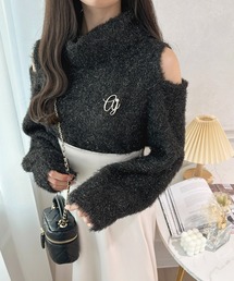 ブローチ+ニットトップス【ZOZOTOWN限定アイテム】