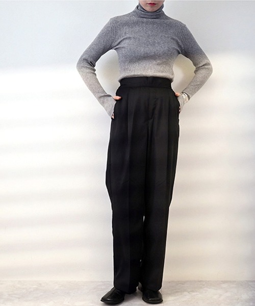 STYLEBLOCK(スタイルブロック)の「ツイルラップスカート×パンツレイヤードセット(その他パンツ・レディース・ベージュ/グレー/ブラック・M)」の6枚目の写真