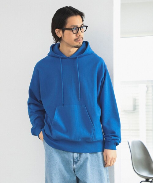B:MING by BEAMS(ビーミングバイビームス)の「ambiance / OverDye Hoodie(パーカー・メンズ・ブラウン/ブルー系その他3・MEDIUM/LARGE/X-LARGE/SMALL)」の1枚目の写真