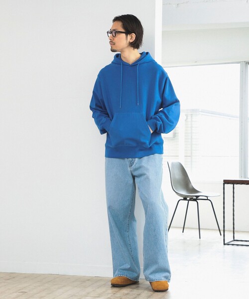 B:MING by BEAMS(ビーミングバイビームス)の「ambiance / OverDye Hoodie(パーカー・メンズ・ブラウン/ブルー系その他3・MEDIUM/LARGE/X-LARGE/SMALL)」の14枚目の写真
