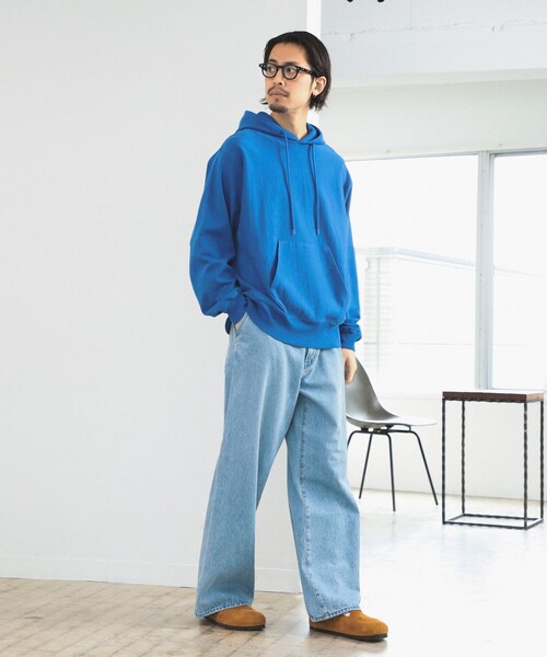 B:MING by BEAMS(ビーミングバイビームス)の「ambiance / OverDye Hoodie(パーカー・メンズ・ブラウン/ブルー系その他3・MEDIUM/LARGE/X-LARGE/SMALL)」の10枚目の写真