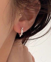 yu-ka | YU-KA:シングルノット フープピアス(ピアス（両耳用）)