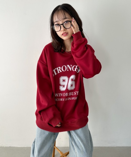 nest Robe コットンカレッジスウェットプルオーバー nest Robe コットンカレッジスウェットプルオーバー