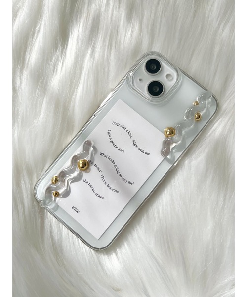 The eon iPhone12 ケース Onn+ Gel Phone Case for iPhone 12 and 12 Pro, Clear, Drop