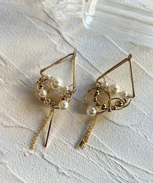 amplis（アンプリス）の「トライアングラーピアス/triangle pierce（ピアス（両耳用））」