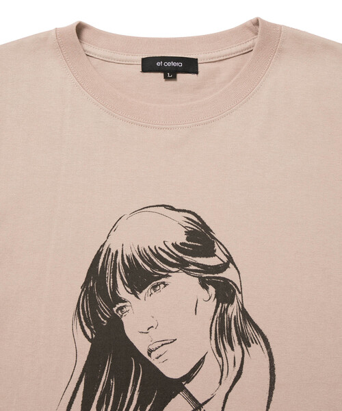 bonjour records（ボンジュールレコーズ）の「【Stephane Manel/ステファンマネル】 LD TEE LDショートスリーブTシャツ（Tシャツ/カットソー・メンズ・ホワイト/チャコールグレー/ピンク・XL/S/M/L）」の5枚目の写真