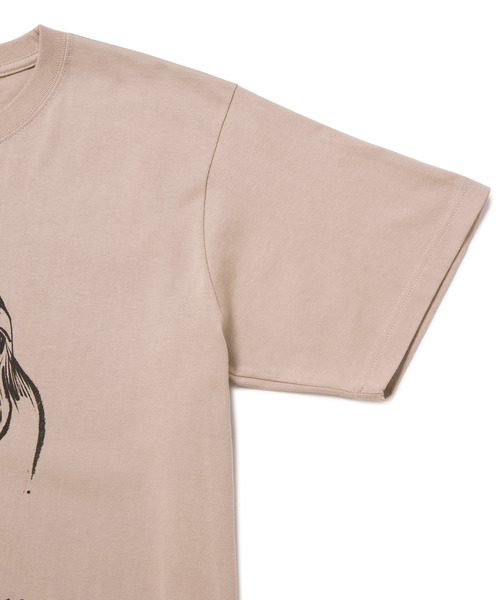 bonjour records（ボンジュールレコーズ）の「【Stephane Manel/ステファンマネル】 LD TEE LDショートスリーブTシャツ（Tシャツ/カットソー・メンズ・ホワイト/チャコールグレー/ピンク・XL/S/M/L）」の6枚目の写真