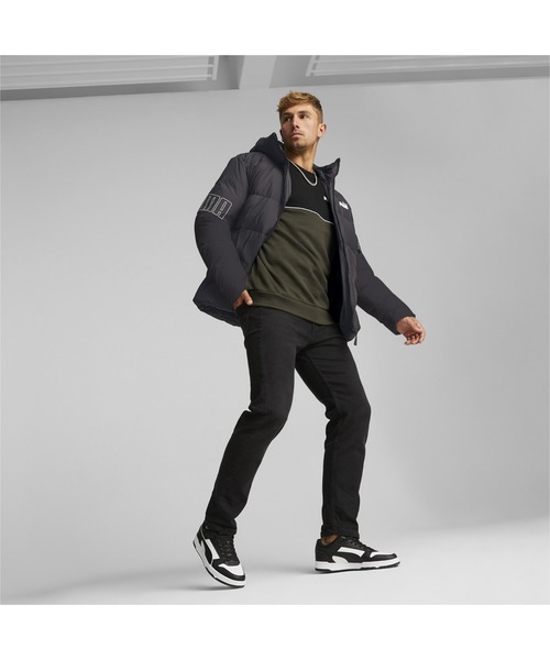 PUMA（プーマ）の「PUMA プーマ メンズ PUMA POWER ダウンジャケット（ブルゾン・メンズ・カーキ/ブラック・LARGE/X-LARGE/MEDIUM/SMALL/XX-LARGE）」の5枚目の写真