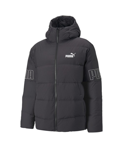 PUMA（プーマ）の「PUMA プーマ メンズ PUMA POWER ダウンジャケット（ブルゾン・メンズ・カーキ/ブラック・LARGE/X-LARGE/MEDIUM/SMALL/XX-LARGE）」の3枚目の写真