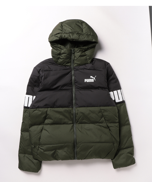 PUMA（プーマ）の「PUMA プーマ メンズ PUMA POWER ダウンジャケット（ブルゾン・メンズ・カーキ/ブラック・LARGE/X-LARGE/MEDIUM/SMALL/XX-LARGE）」の19枚目の写真
