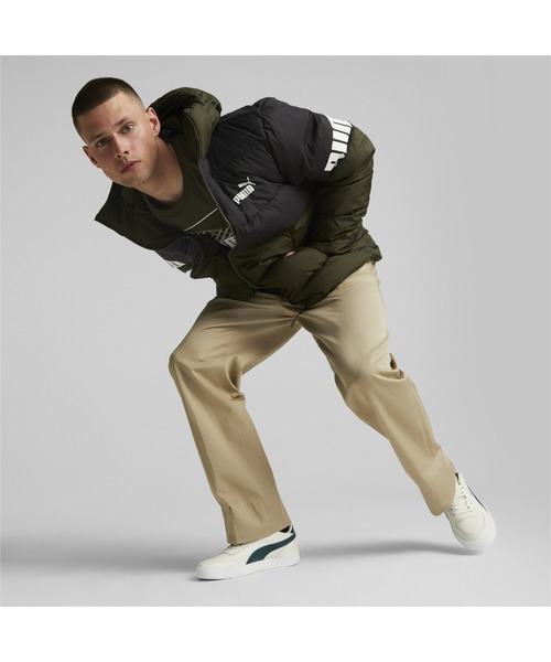 PUMA（プーマ）の「PUMA プーマ メンズ PUMA POWER ダウンジャケット（ブルゾン・メンズ・カーキ/ブラック・LARGE/X-LARGE/MEDIUM/SMALL/XX-LARGE）」の11枚目の写真