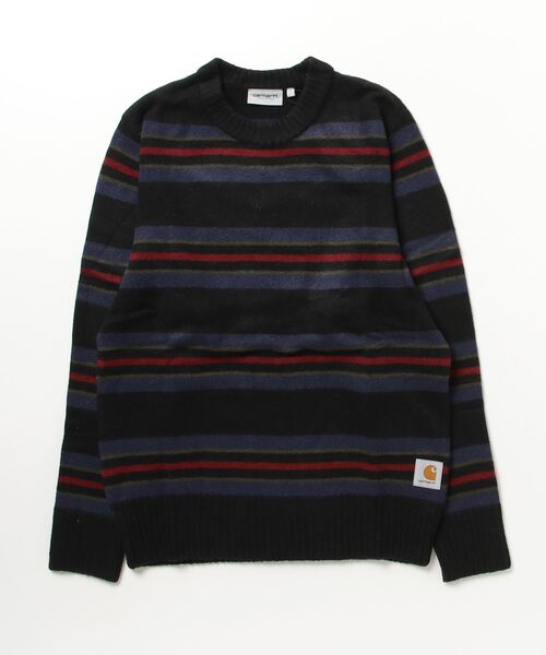 Carhartt WIP(カーハートダブリューアイピー)の「OREGON SWEATER(ニット/セーター・メンズ・ブラック系その他・MEDIUM/LARGE/SMALL)」の1枚目の写真