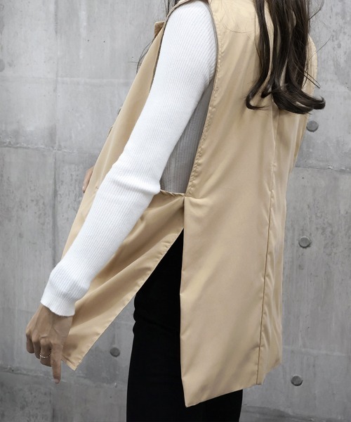 Miniministore(ミニミニストア)の「テーラードベスト ジレ レディース 韓国(ベスト・レディース・ブラック/ベージュ・フリー)」の17枚目の写真
