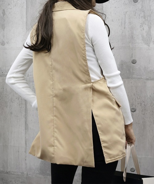 Miniministore(ミニミニストア)の「テーラードベスト ジレ レディース 韓国(ベスト・レディース・ブラック/ベージュ・フリー)」の14枚目の写真