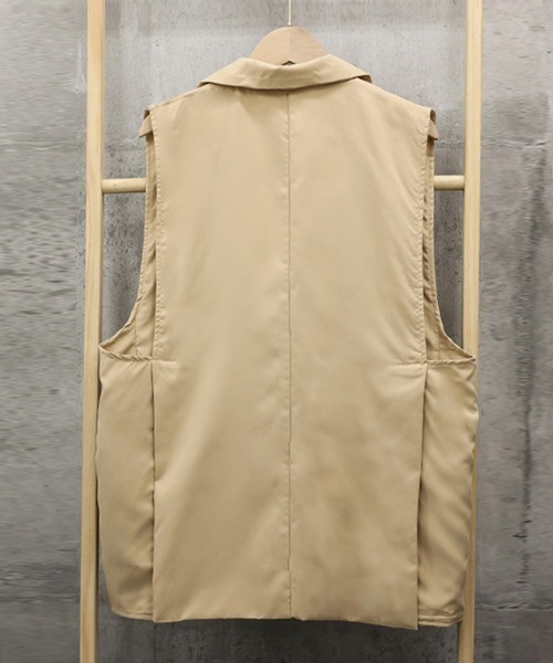 Miniministore(ミニミニストア)の「テーラードベスト ジレ レディース 韓国(ベスト・レディース・ブラック/ベージュ・フリー)」の8枚目の写真