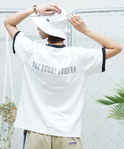 adidas(アディダス)の「adidas/アディダス Tシャツ オーバーサイズ クルーネック ルーズフィット JSY22(Tシャツ/カットソー・レディース・ホワイト/ライトブルー/イエロー・XL/L/M)」の2枚目の写真