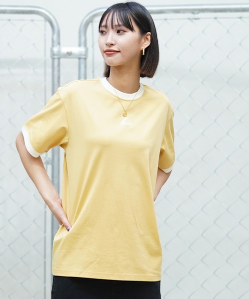 adidas(アディダス)の「adidas/アディダス Tシャツ オーバーサイズ クルーネック ルーズフィット JSY22(Tシャツ/カットソー・レディース・ホワイト/ライトブルー/イエロー・XL/L/M)」の19枚目の写真