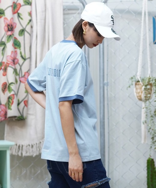 adidas(アディダス)の「adidas/アディダス Tシャツ オーバーサイズ クルーネック ルーズフィット JSY22(Tシャツ/カットソー・レディース・ホワイト/ライトブルー/イエロー・XL/L/M)」の15枚目の写真