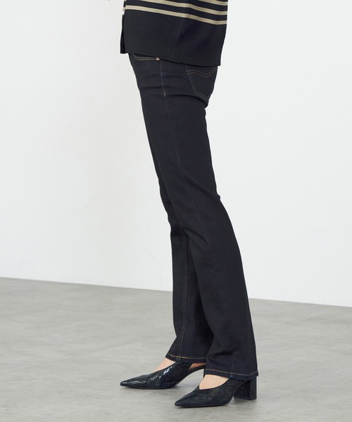 C17（シーセブンティーン）の「C17 ストレートデニムパンツ（デニムパンツ・レディース・ブラック/ダークインディゴブルー/アイボリー/ブルー/インディゴブルー/ライトインディゴブルー/ブラック系その他2/ブラック系その他・33/27/28/29/34/32/30/31/26）」の10枚目の写真