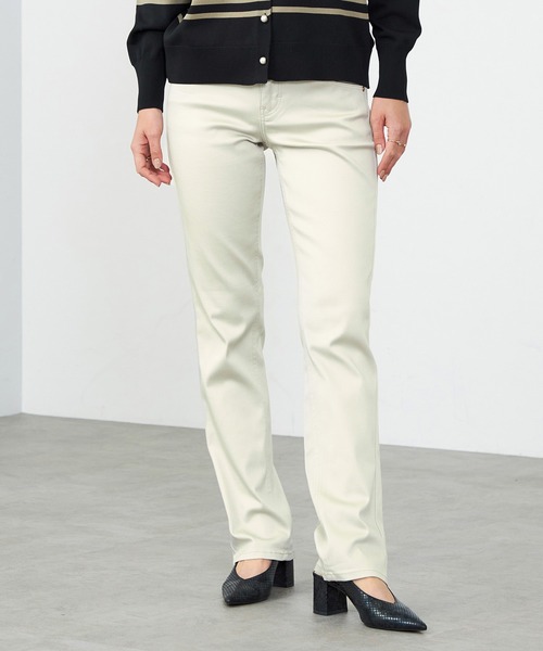 C17（シーセブンティーン）の「C17 ストレートデニムパンツ（デニムパンツ・レディース・ブラック/ダークインディゴブルー/アイボリー/ブルー/インディゴブルー/ライトインディゴブルー/ブラック系その他2/ブラック系その他・33/27/28/29/34/32/30/31/26）」の19枚目の写真