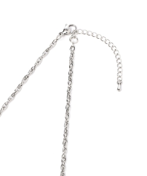 BAYFLOW（ベイフロー）の「ステンレスロープチェーンネックレス（ネックレス・レディース・ライトグレー/イエロー・FREE）」の4枚目の写真