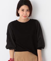 Another Edition | ボリュームフハク袖×カットトップス/AEBC ﾎﾞﾘｭｰﾑﾌﾊｸSLV*ｶｯﾄTee(Tシャツ/カットソー)