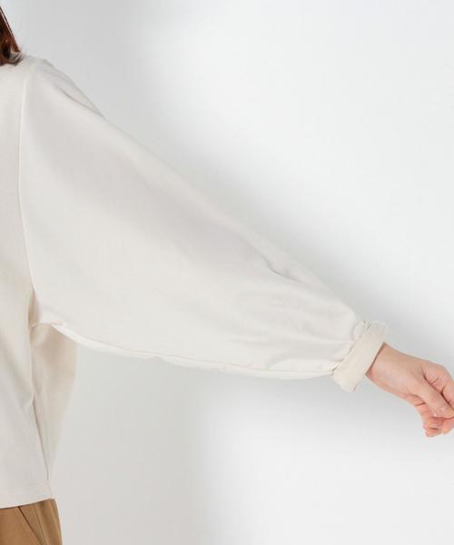 Another Edition（アナザーエディション）の「ボリュームフハク袖×カットトップス/AEBC ﾎﾞﾘｭｰﾑﾌﾊｸSLV*ｶｯﾄTee（Tシャツ/カットソー・レディース・オフホワイト/ブラック/オレンジ系その他・ﾌﾘ-）」の15枚目の写真