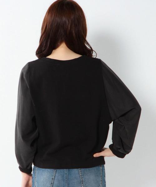 Another Edition（アナザーエディション）の「ボリュームフハク袖×カットトップス/AEBC ﾎﾞﾘｭｰﾑﾌﾊｸSLV*ｶｯﾄTee（Tシャツ/カットソー・レディース・オフホワイト/ブラック/オレンジ系その他・ﾌﾘ-）」の17枚目の写真