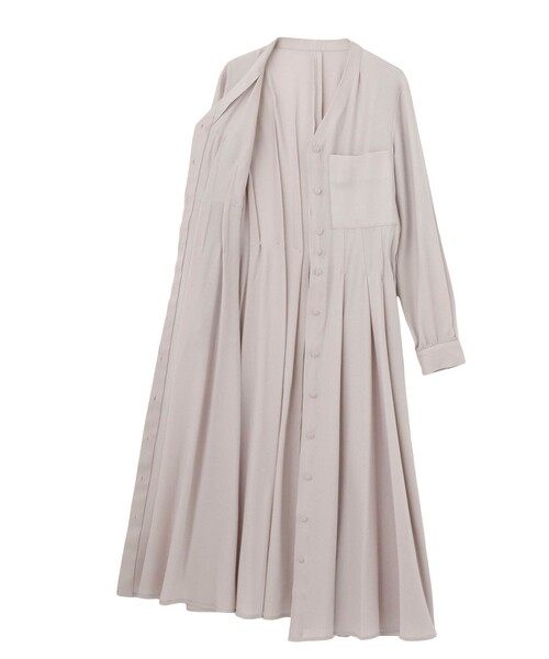 ANAYI（アナイ）の「ソフトアムンゼンポケットフレアワンピース