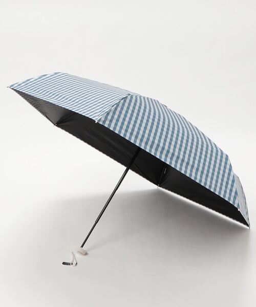 Waterfront(ウォーターフロント)の「ネオミニ UVブロック 折 51cm 晴雨兼用傘 日傘 雨傘(折りたたみ傘・レディース・ブラック/スモークピンク/サックスブルー/ピンクベージュ/アッシュグレー/ホワイト/ライトグリーン/イエロー/サンドベージュ・FREE)」の22枚目の写真