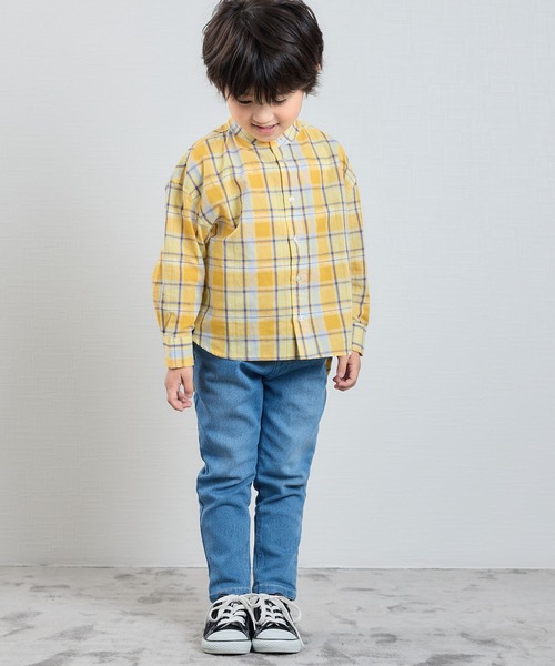 DILASH(ディラッシュ)の「ストレッチデニムパンツ(デニムパンツ・キッズ・ブルー/サックスブルー・140/90/100/110/120/130/80)」の2枚目の写真