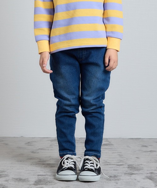 DILASH(ディラッシュ)の「ストレッチデニムパンツ(デニムパンツ・キッズ・ブルー/サックスブルー・140/90/100/110/120/130/80)」の1枚目の写真