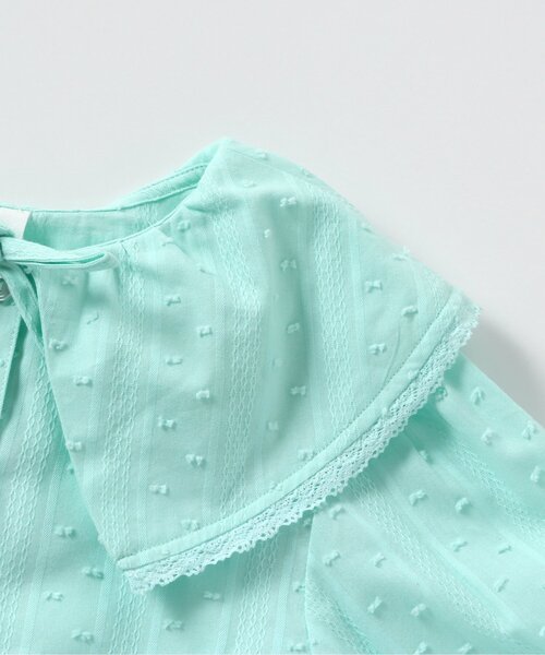 apres les cours（アプレレクール）の「フリルカラーブラウス（シャツ/ブラウス・キッズ・ミント/アイボリー・80/90/100/110/120/130/140）」の12枚目の写真