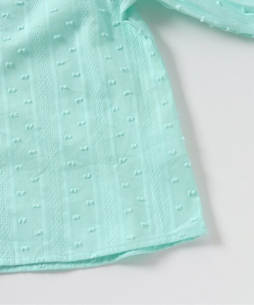 apres les cours（アプレレクール）の「フリルカラーブラウス（シャツ/ブラウス・キッズ・ミント/アイボリー・80/90/100/110/120/130/140）」の15枚目の写真