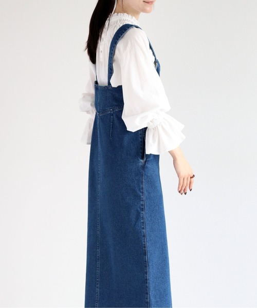 cepo（セポ）の「<セットアップ可能＞Wジップ カットオフデニムジャンスカ（ジャンパースカート・レディース・ブルー系1/ブルー系3・M）」の22枚目の写真