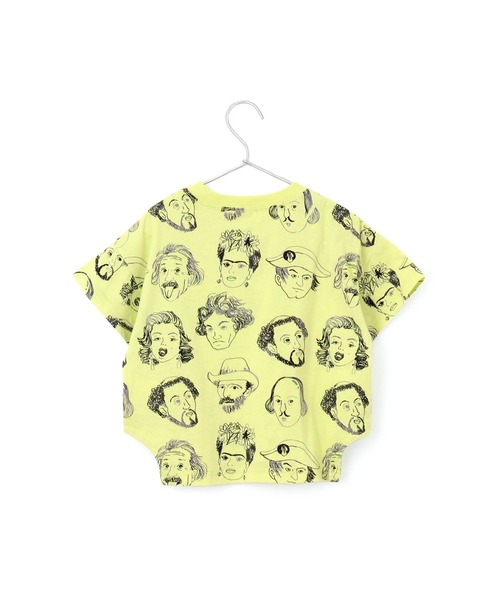 カラフルえらい人総柄半袖Tシャツ□80～140cm（Tシャツ