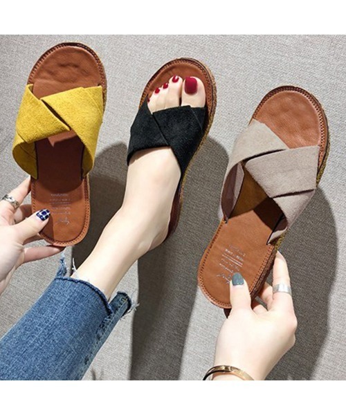 dsquared2フラットサンダル ぺたんこサンダル 39
