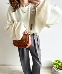 AMELY（エミリー）の「《emaさんコラボ》ワッフルトップス（Tシャツ/カットソー）」