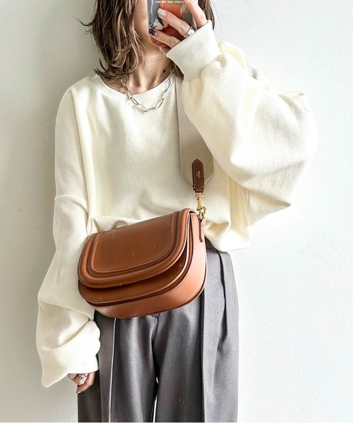 セール】《emaさんコラボ》ワッフルトップス（Tシャツ/カットソー