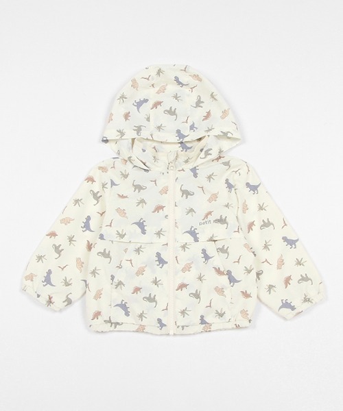 petit main(プティマイン)の「【リンク/撥水加工】切替ウィンブレ(キッズサイズ)(ブルゾン・キッズ・レッド/イエロー/ラベンダー/ライトベージュ/アイボリー/ピンク・110cm/90cm/80cm/100cm/130cm/120cm)」の8枚目の写真