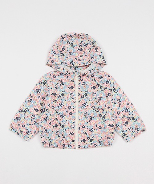 petit main(プティマイン)の「【リンク/撥水加工】切替ウィンブレ(キッズサイズ)(ブルゾン・キッズ・レッド/イエロー/ラベンダー/ライトベージュ/アイボリー/ピンク・110cm/90cm/80cm/100cm/130cm/120cm)」の12枚目の写真