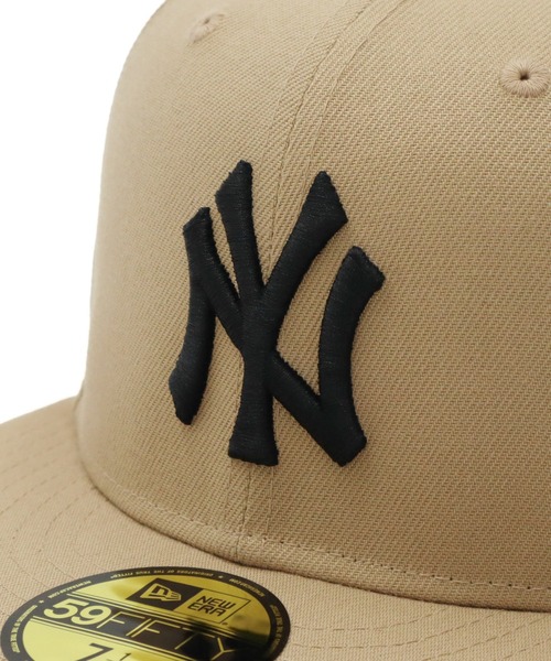 別注カスタムNew Era 59FIFTY A's キャップ 7 1/8 NEW ERA LP 59FIFTY MLB | 7 1/8(55) NYY BLK/WHT (01) | NEW