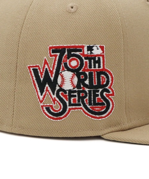New Era 赤 キャップ 7 3/8、ゴールドパッチ NEW ERA ニューエラ キャップ 59FIFTYサイドパッチ ONSPOTZ別注