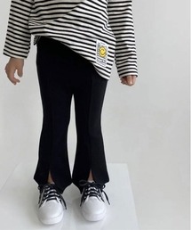 Bambin（ボンバン）の「【 Bambin / ボンバン 】 フロントスリット フレア パンツ / スウェットパンツ（スウェットパンツ・キッズ）」