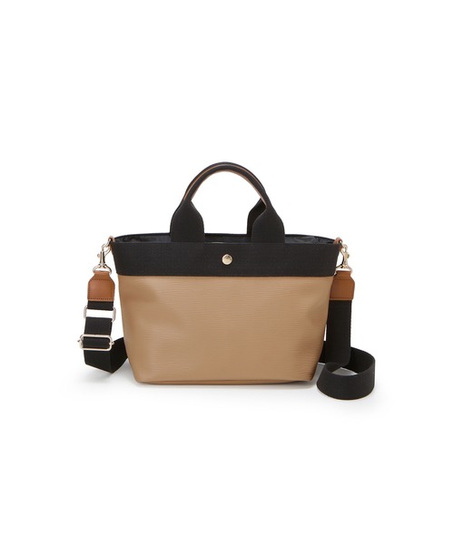 Breath TOPKAPI（ブレストプカピ）の「【人気色が限定復活！】【Breath TOPKAPI】RIPPLE リプル トート バッグ M（ショルダー付き）（トートバッグ・レディース・ベージュ系その他/ライトベージュ/アイボリー/ブラック/ピンク/イエロー/オレンジ/カーキブラウン/チャコールグレー/ベージュ系その他3・FREE）」の4枚目の写真