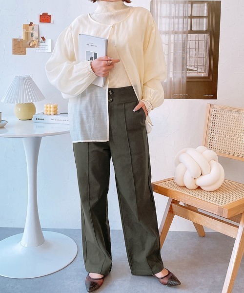 nissen（ニッセン）の「【販売終了】２ＷＡＹサロペットパンツ（サロペット/オーバーオール・レディース・オリーブ・M/L）」の12枚目の写真